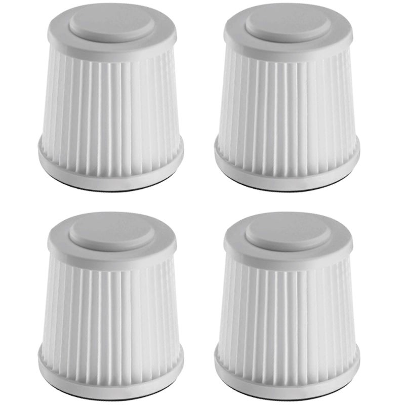 Fette Filter - Vacuum Filter Compatible with Black and Decker Flex Vac FHV1200. Compare to Part # FVF100 - Pack of 4 - Image 1